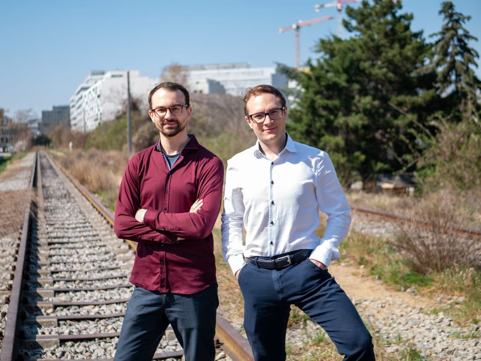 Senseven founders on site