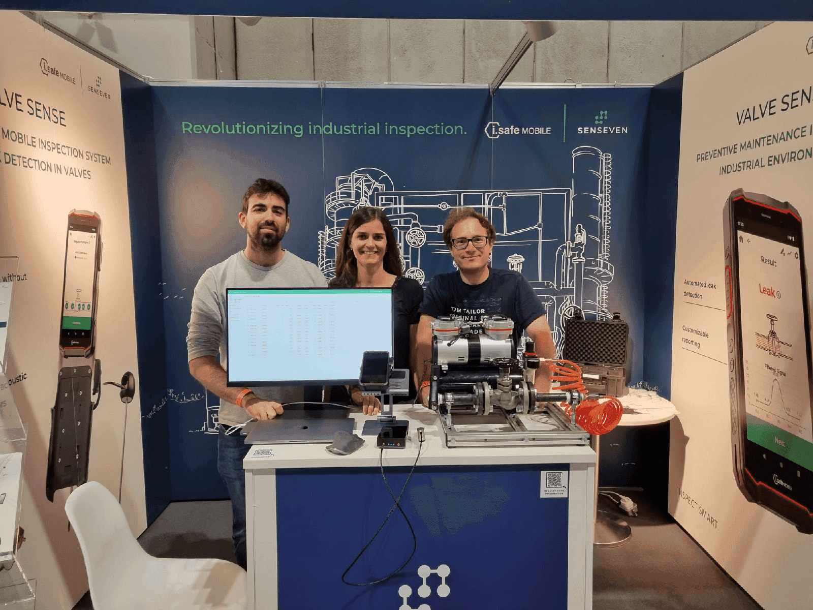 First Senseven booth at Maintec UK