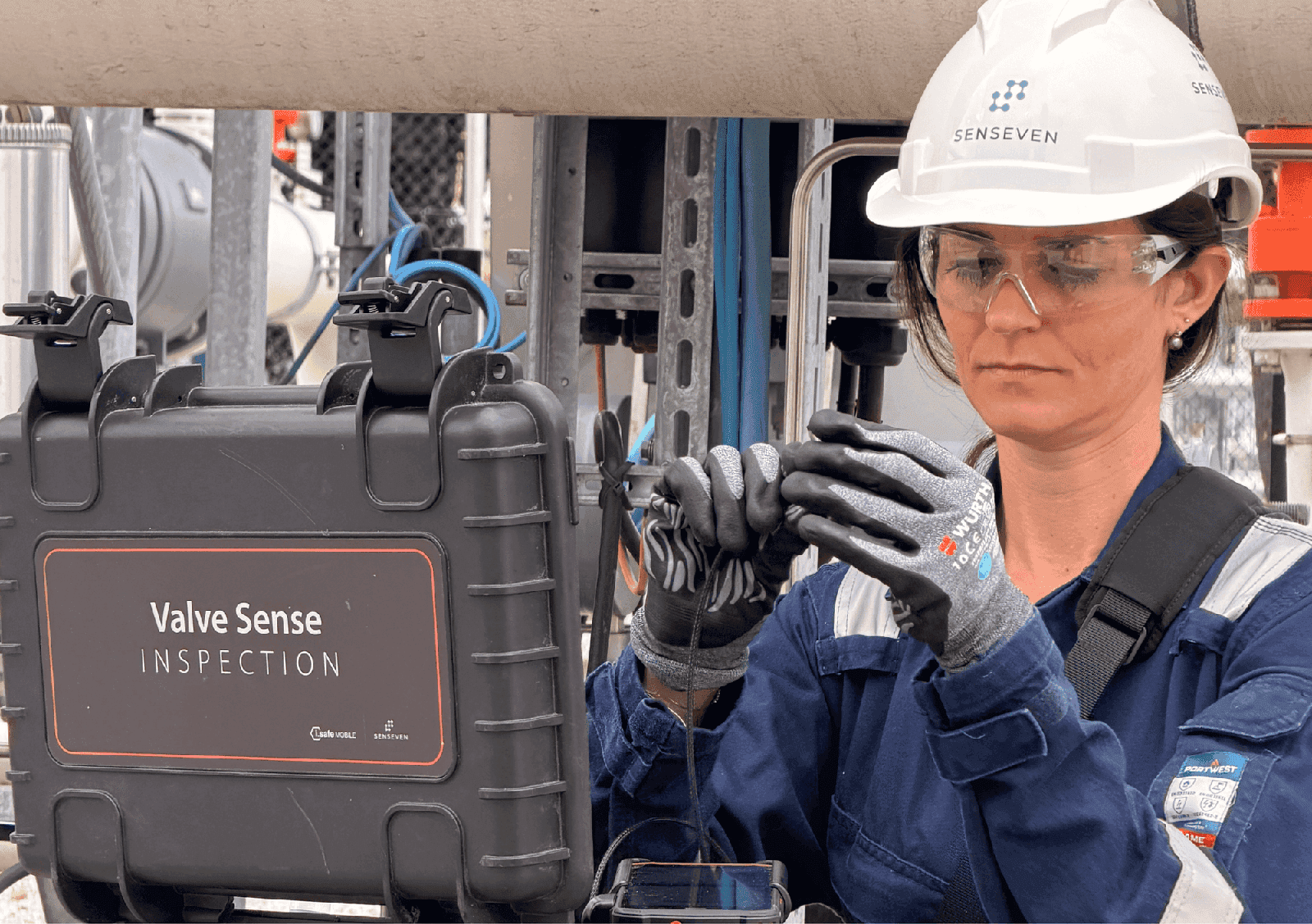 Valve Sense inspection setup