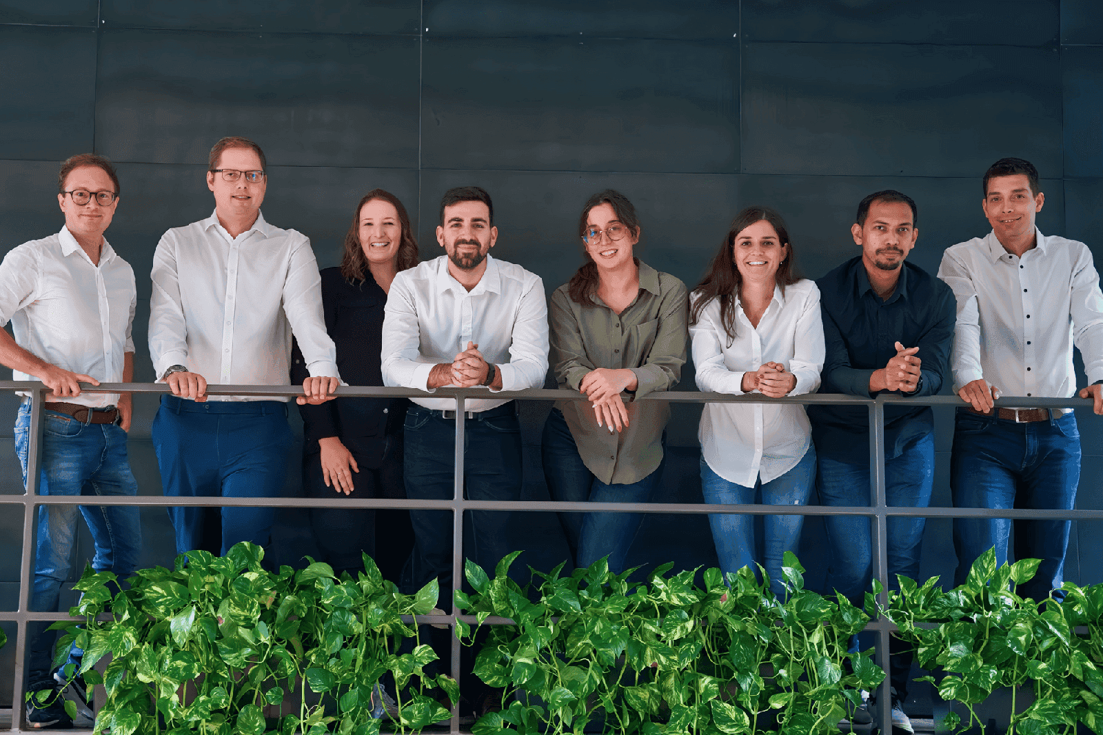 The Senseven team at a team event