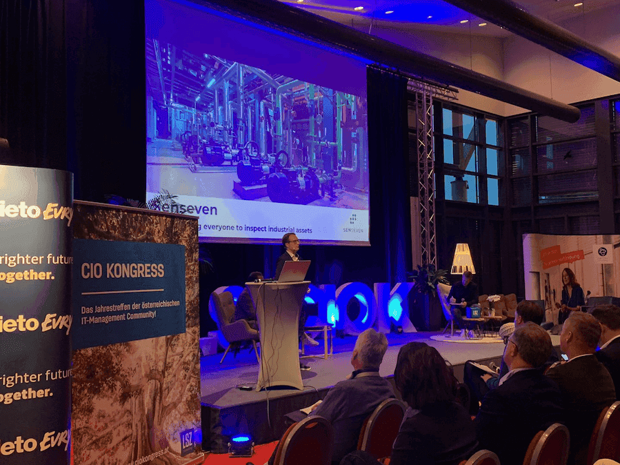 Startup pitch at the Austrian CIO Congress