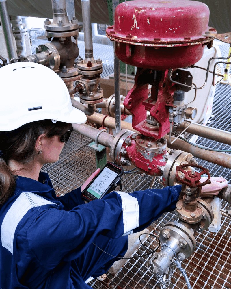 Valve Sense im Einsatz vor Ort
