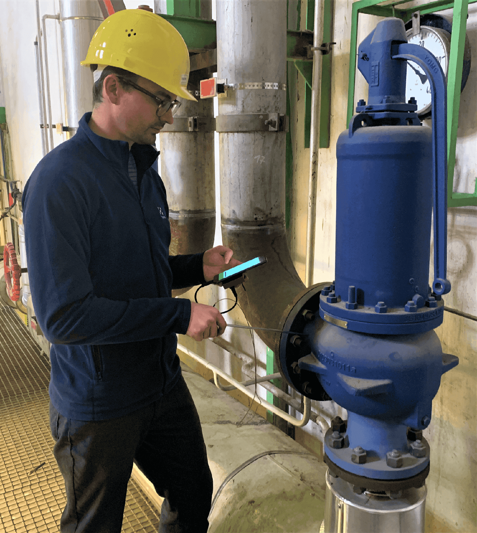 Valve Sense in use on site